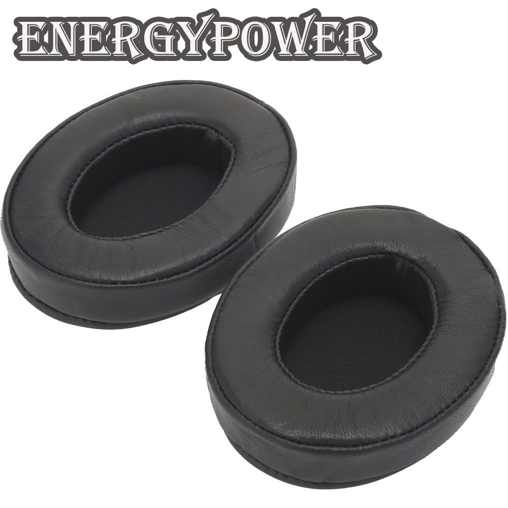 EnergyPower Replacement Ear Pads for Sony Noise Cancelling Made of Genuine Lambskin for Sony WH1000XM3 Headphones WH-1000XM3 Headphones, Leather,