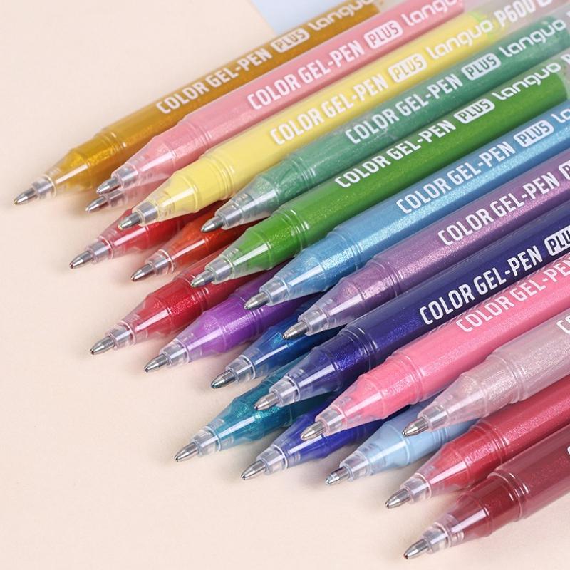4/6/16/24/36/54/72 Color Flash Effects Painting Pen Set High-value Large-capacity Marking Painting Pen