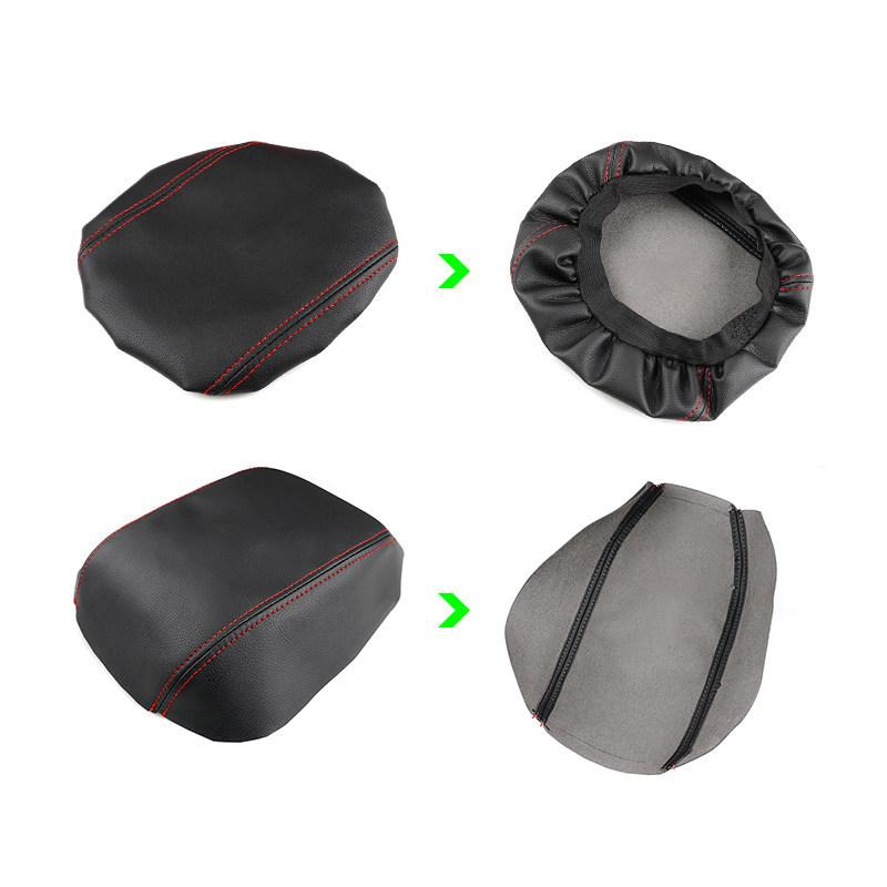 Car Accessories Microfiber Leather Center Console Lid Armrest Box Cover Trim For Nissan X-Trail Rogue 2009 2010 2011 2012 2013