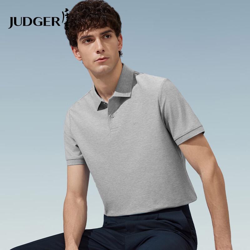 Judger Men s Cotton Tencel Pineapple Texture Polo Shirt XXL