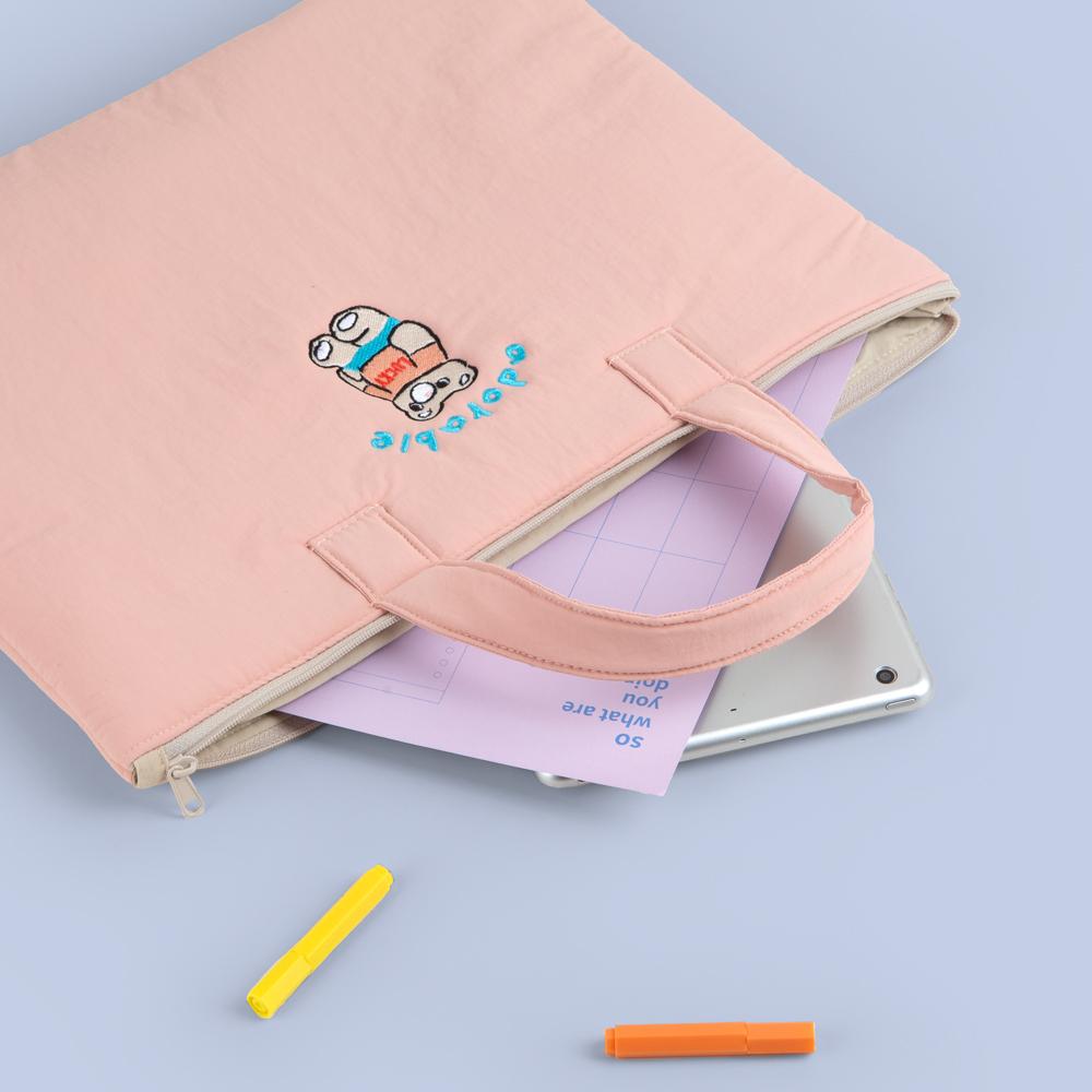 All New Frame Airy Laptop Bag - Adorable Teddy Bear (13/15 Inch)