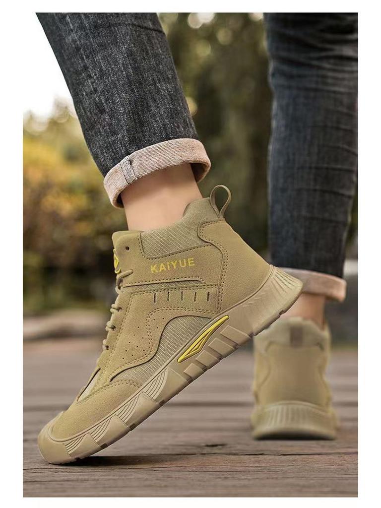 Herren Retro Martin Stiefel: Schmutzabweisende, leichte, verschleißfeste Outdoor-Arbeitskleidung für Herbst und Winter.