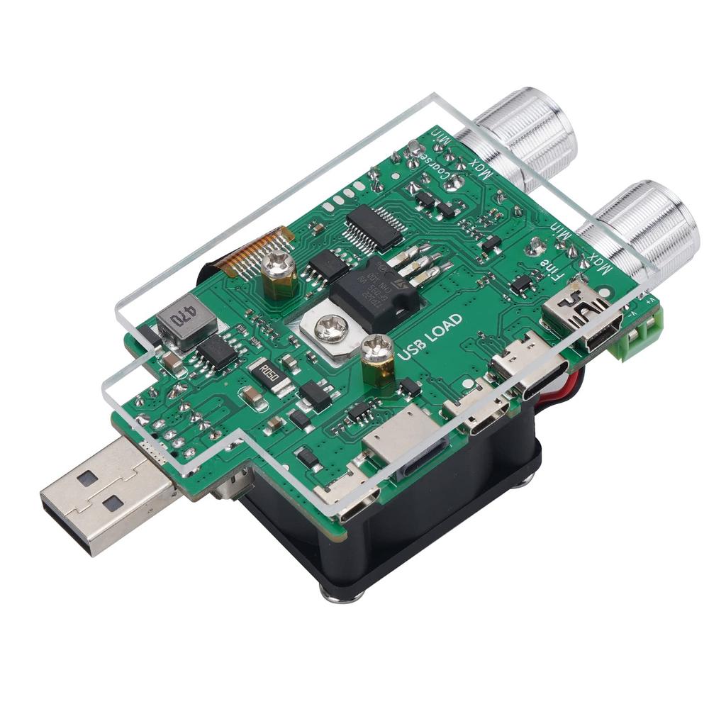DROK DC 3-21V Load Battery Tester, 35W 3A Portable USB Monitor, Intelligent Constant Current Discharge Resistor, Power Resistor Kit
