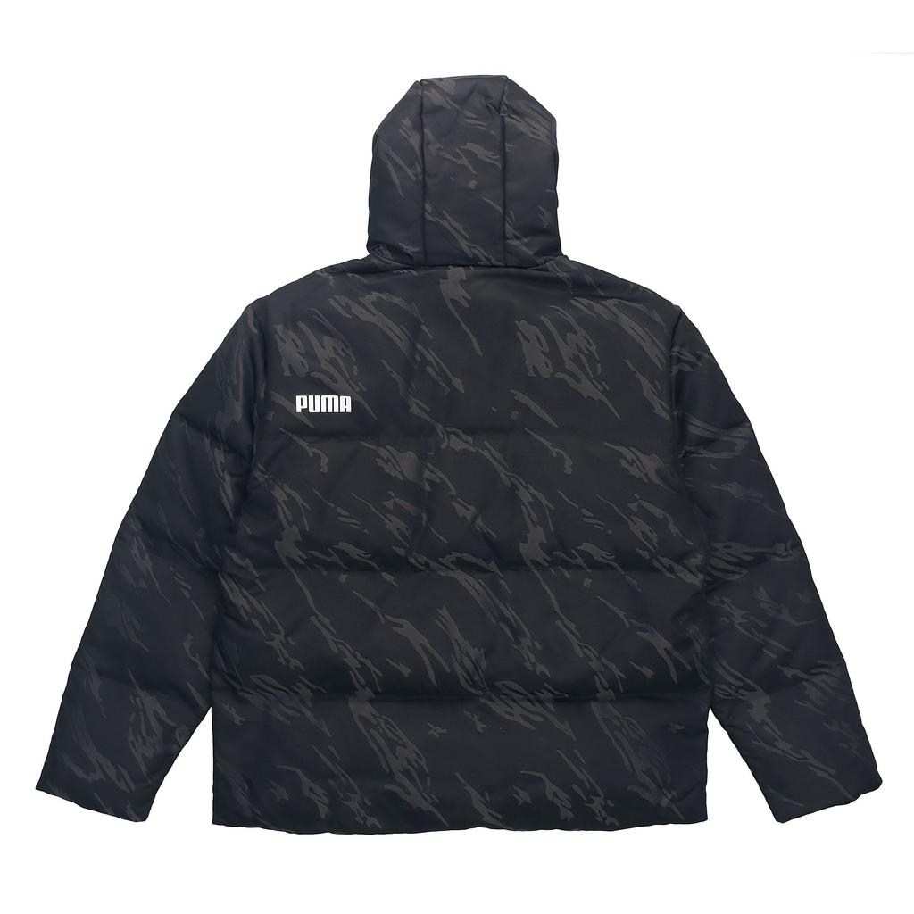 Puma Down Jacket With Side Pockets And Hood Men Outerwear Black 846320-01