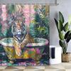 Jungle Tiger Tapestry - Vibrant Wildlife Wall Hanging for Living Room, Bedroom Decor - Bold and Exotic Home Decoration