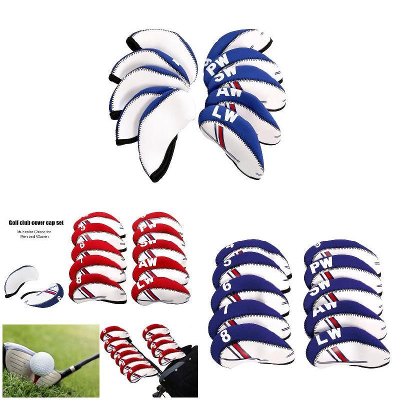 Buy Cover Protective Golf Covers Irons Club Club 10pcs/set Head Palm