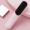 Hair Comb Cordless Straightening Brush with 30s Fast Heat Frizz-Free Smooth Styling USB-C Rechargeable Ceramic Teeth Hair Brush