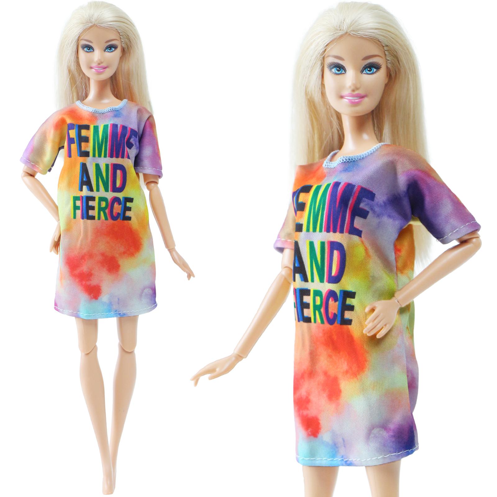 

Кукольная одежда для куклы Барби, много стилей, платье, юбка, модная одежда для куклы 1/6 11,5 дюймов, игрушка для девочки