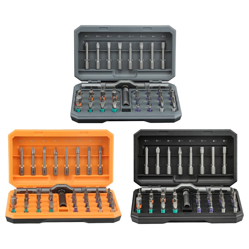 42 In 1 Multi Bit Magnetic Screwdriver Set Magnetic Screw Driver Multi-purpose Ratchet Wrench Screwdriver Magnetic Bit