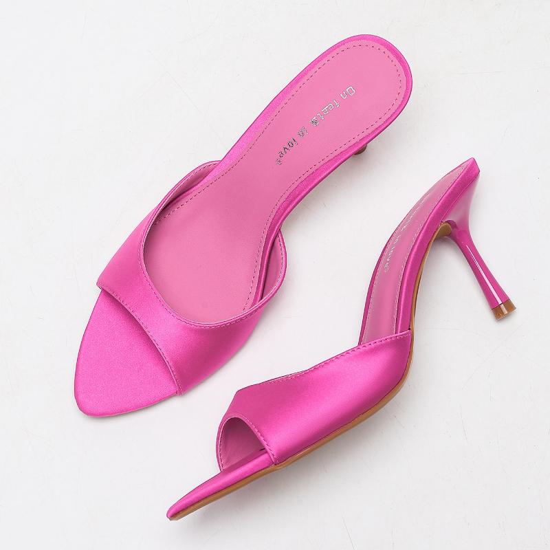 Sexy Offene Zehenpartie Dünne Absatz Hausschuhe Damen Mode Spitze Zehenpartie Riemchen Sandalen Elegant Bequem Bankett Kleider Schuhe Zapatos De Mujer