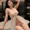 Mesh Perspective Nightdress Sexy Underwear Sexy Lace Temptation Hot Suspenders Hollow Uniform