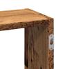 Wall Shelf Vintage Wood Look 159 x 18 x 66 cm Engineered Wood