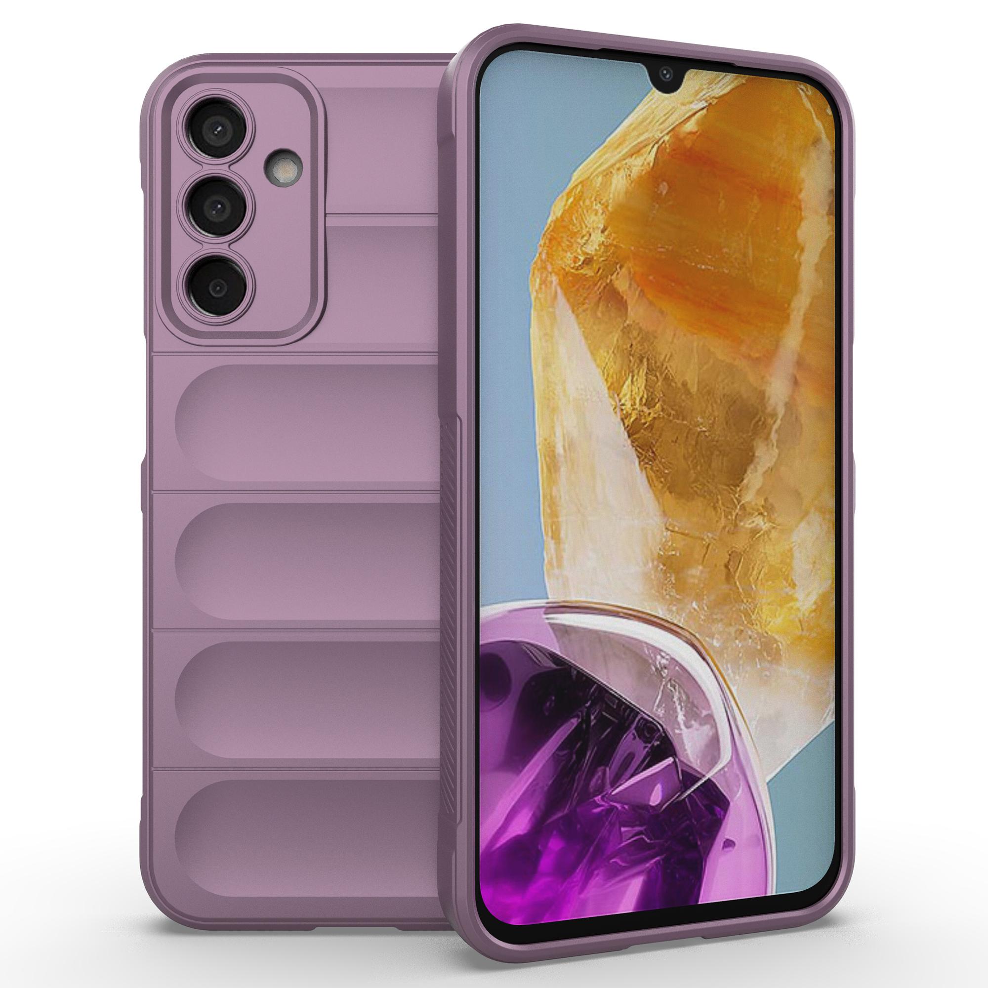 

For Samsung Galaxy M15 5G/F15 5G Case Anti-Scratch Soft TPU Phone Protection Cover Light Purple