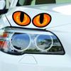 2Pcs 3D Motorcycle Stickers Cat Eye Design Rearview Mirror Car Decorative Decals For Helmet Motorbike Headlight Front Fairing