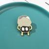 Exquisite Alloy Enamel Cartoon Character Brooch Pin Princess And No-face Yin-yang Design