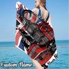 Custom Name Portugal Landscape Beach Towel - Soft, Ultra-Absorbent Microfiber, Lightweight, Perfect for Beach, Parties, Travel, Camping