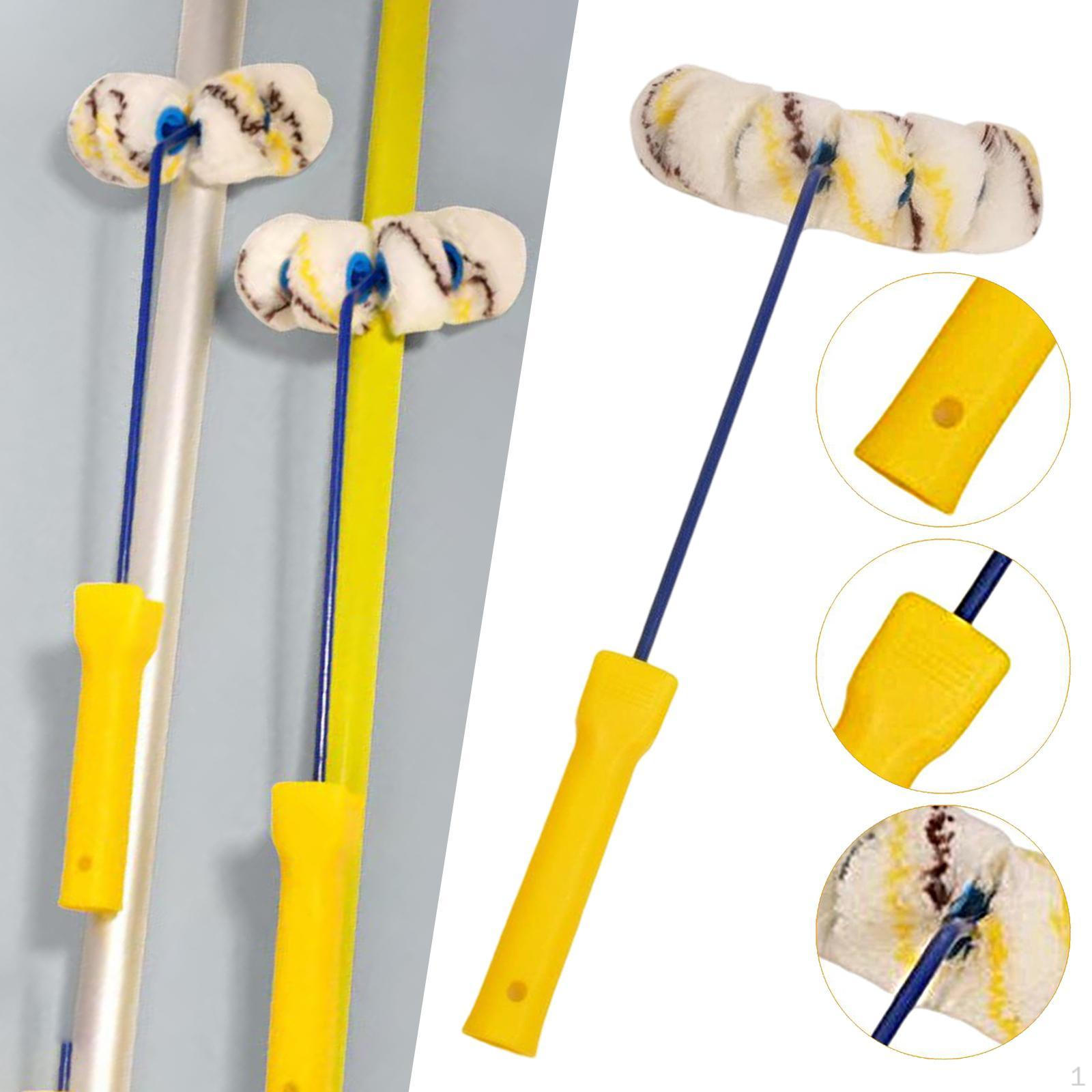 

Малярний валик Трубна щітка Багатоцільовий Легкий для Криволінійної поверхні та Вузького місця Лікоть 6 Wheels