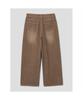 8SECONDS Washed Corduroy Wide Pants Beige