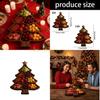 Platter Christmas Tree Wooden Serving Plate for Kitchen and Daily Use Top Sale