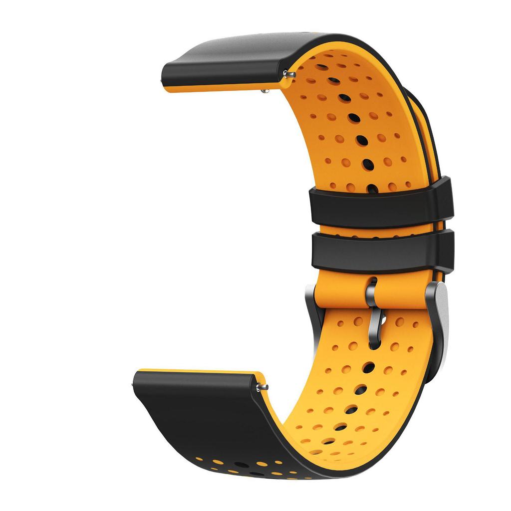Universal Silicone Watch Strap, 22MM, for Huawei GT6 & Samsung S3, Full Star Two-Color Design, In Stock