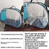 Breathable Pet Shoulder Bag Transparent Foldable Pet Carrier Lightweight Large Capacity Portable Shoulder Strap Bag