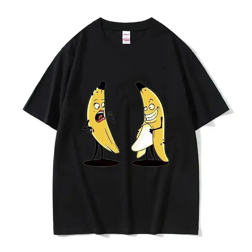 Funny Cute Banana Cat Happy Bananacat Meme Tshirt Unisex Women T-Shirt Cotton Streetwear Short Sleeve T Shirt Tee Clothes