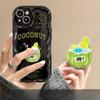 Coconut Bracket Suitable for Opporeno10 Mobile Phone Case A97/93 Couple Silicone R17 Soft Shell Reno9/8 Full Package