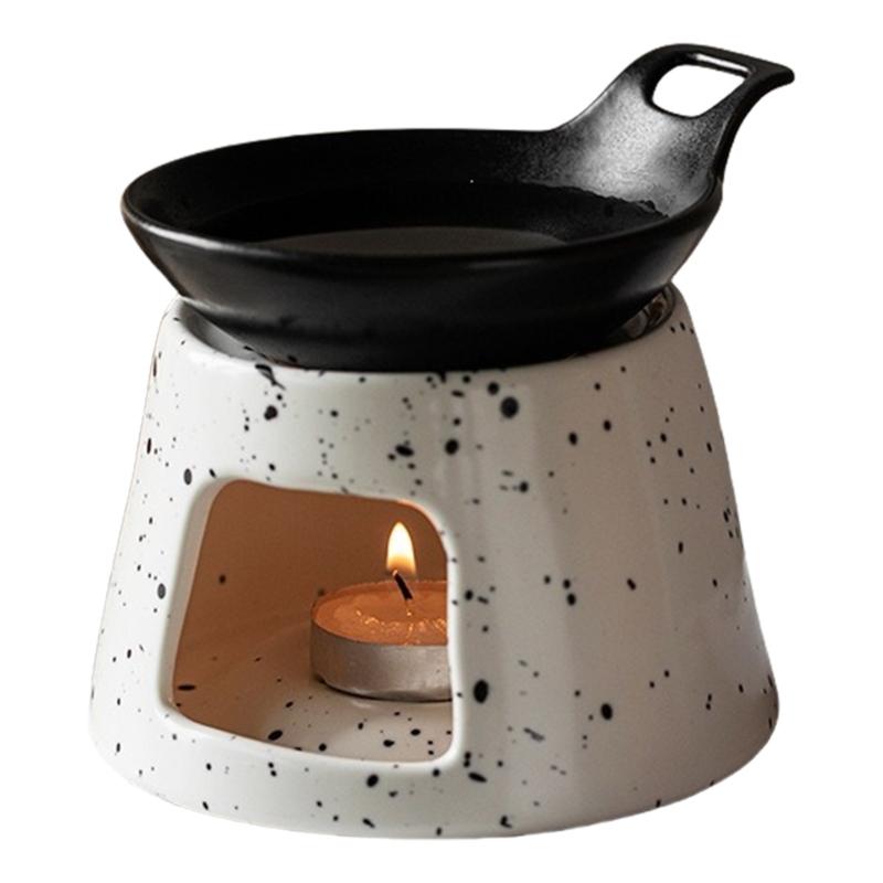 Hittebestendige Keramiek Etherische Olie Branders Theelicht Kaarsenhouder Set Multifunctionele Aroma Diffuser En Modern Ontwerp