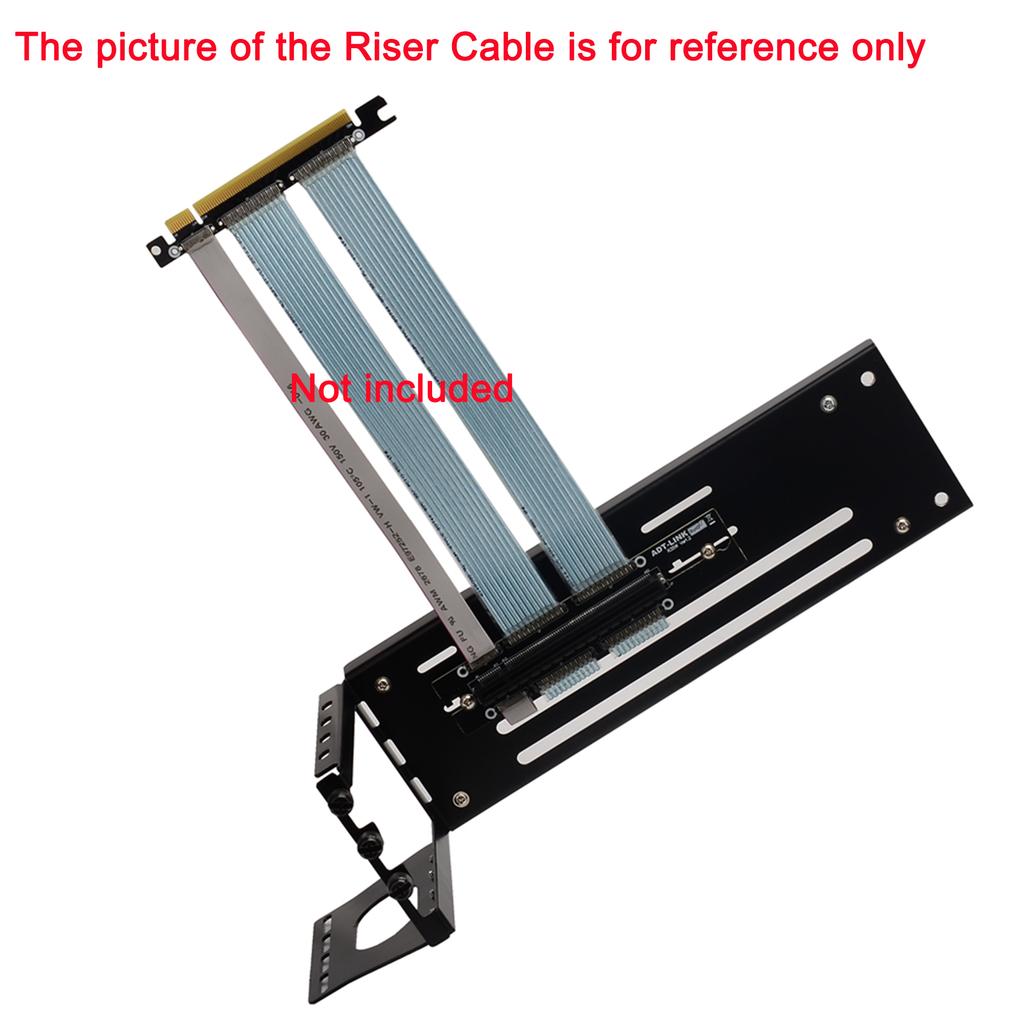 PCI-E5.0X16 graphics card holder GPU vertical support aluminum alloy PC graphics card holder support computer case