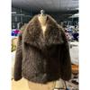 Lapel Fur Coat Women Soft Fluffy Faux Fur Jacket Warm Winter Short Tops Design Outerwear Trendy Fur Jackets