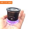 30X LED Scale Loupe Illuminated Magnifier with 6 White 3 UV Lights Rechargeable Magnifying Glass Interchangeable Reticle Scale for PCB Jewelry   St