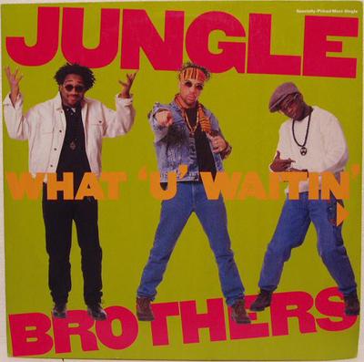 12inch Record JUNGLE BROTHERS - What "U" Waitin' "4"? / J. Beez Com 021477 Warner Bros. Re 1989 US Dance & Electronica Used