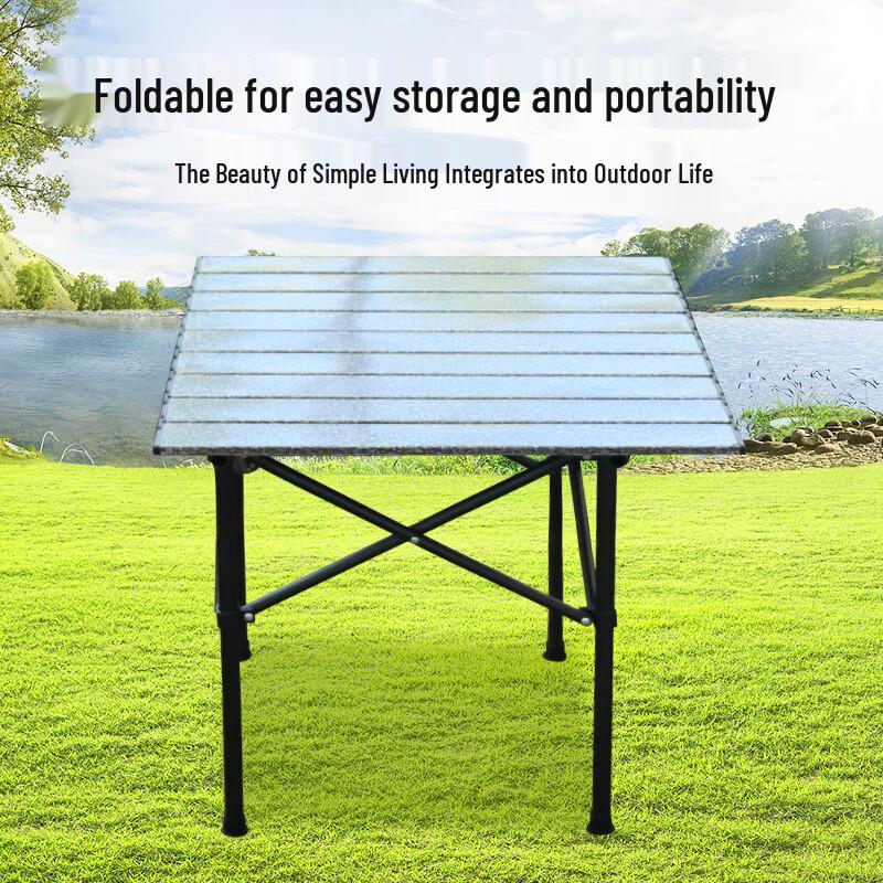ZISIZ Outdoor Portable Folding Table and Chair Set