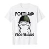 2026 Portland Frog Brigade Frogs Together Are Strong Tshirt for Men Women Cotton T Shirts Short Sleeve Tops Popular Fashion