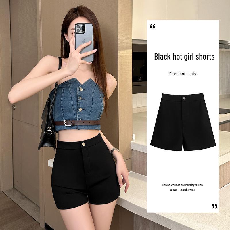 

Summer 2024 High-Waisted Black Shorts & Outerwear Set for American Girl Group S