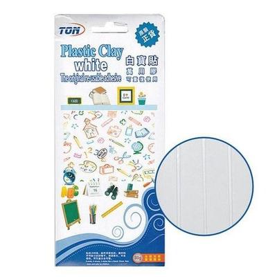 Argila Plástica TON_Branca 80g Grande Capacidade