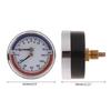 0-120℃ Pressure Gauges for Floor Heating 1/4inch Thermomanometer Boiler Temperature Pressure Gauges Metal