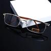 Herren Mode Vintage Lesebrille Transparent Weitsicht Brille Unisex Quadratisch Retro Altersweitsicht Brillen Vergrößerung