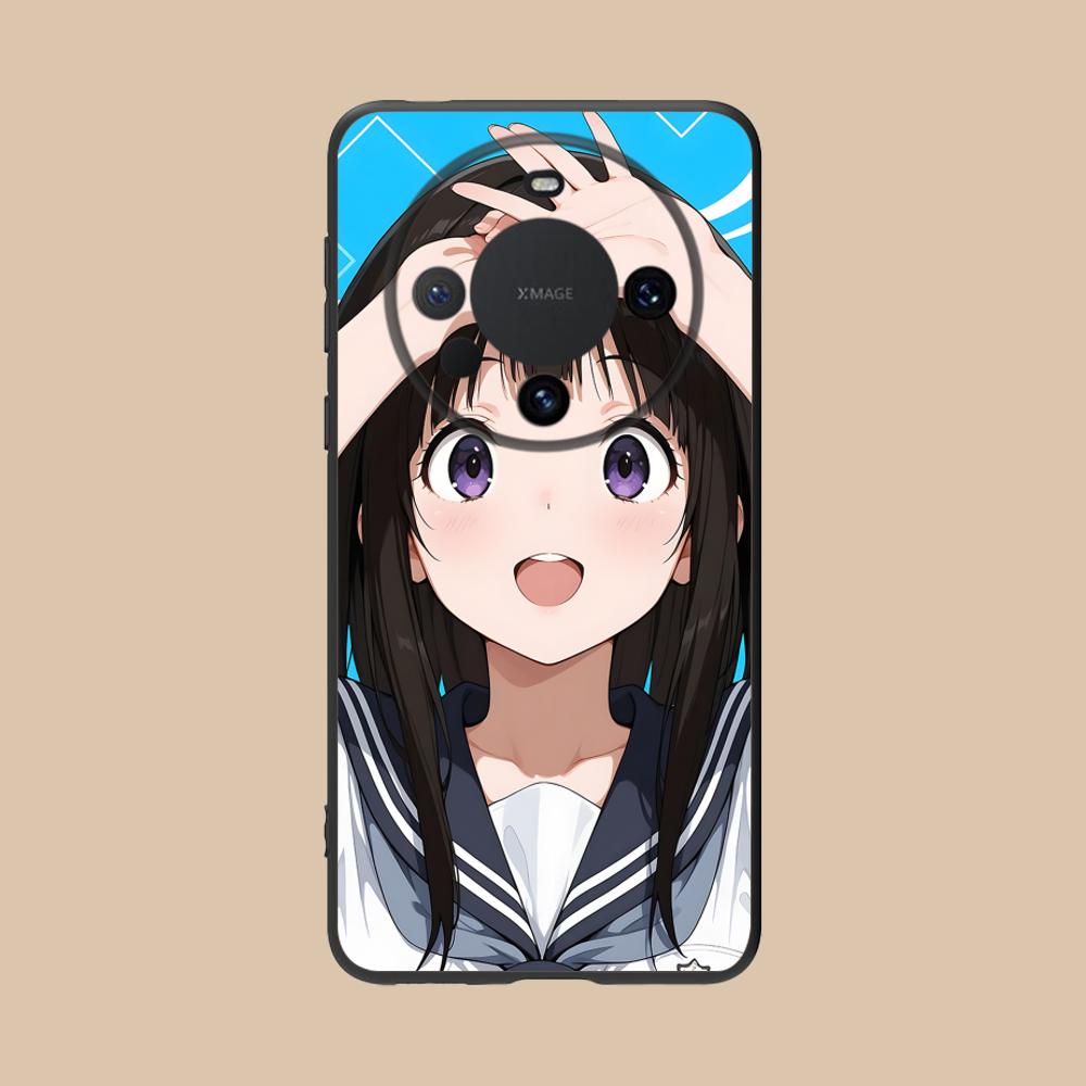 Hyouka Chitanda Matte TPU Mobile Phone Case for Huawei Mate 60 50 40 30 20 10 Pro Plus Lite E 5G Colorful Printing Cover