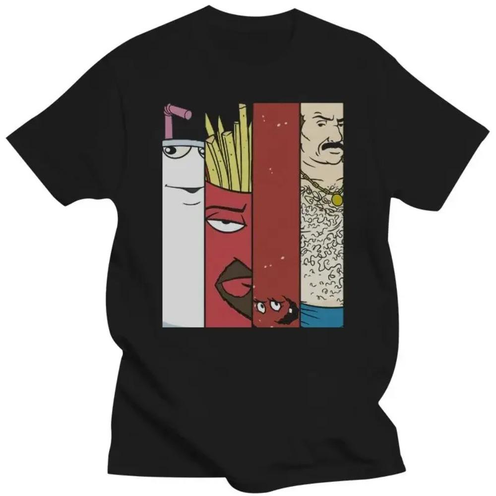 

2022 Новая детская футболка Aqua Teen Hunger Force Group Tiles 2 XXXXXL чёрный