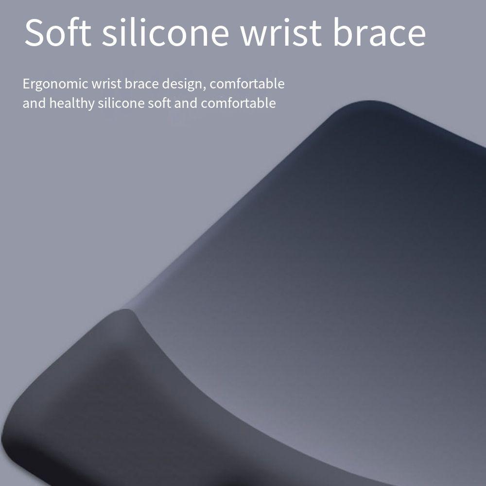 Soft Wrist Support Mouse Pad Relax Wrists Mouse Wrist Rest Silicone Mouse Pad  Computer Accessories