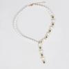 Luxury Pearl Necklace Earrings Set Full of Diamonds Banquet Exquisite Accessories Bridal Accessories