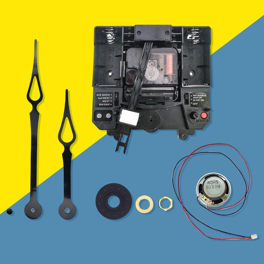 PENDOLO AL QUARZO Movimento Dell'Orologio Fai Da Te Kit Con 2 Paia Mani