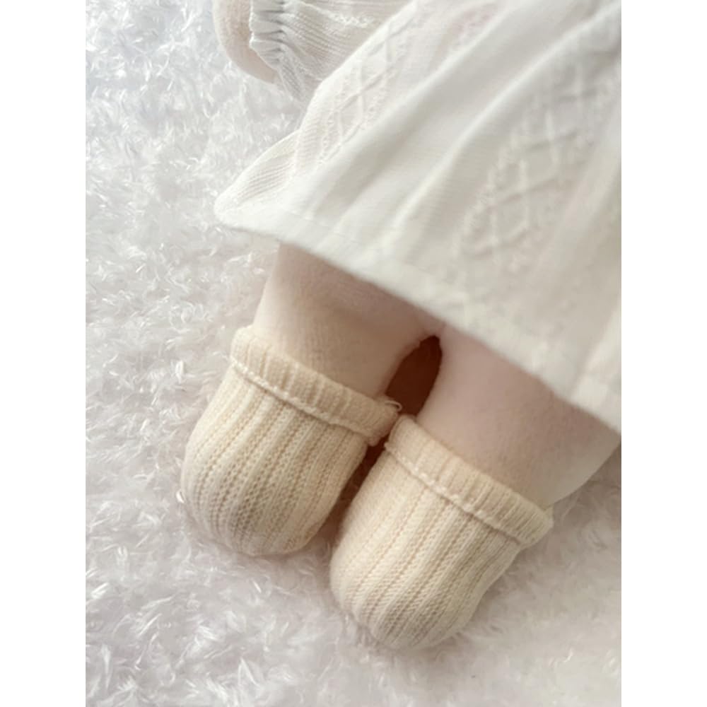 Niannyyhouse 15cm X 20cm Plush Clothes, Shorts, Soft Bottoms, Ribbed Knit Socks, Cotton Doll Accessories, Dress-Up (A2, 15cm)