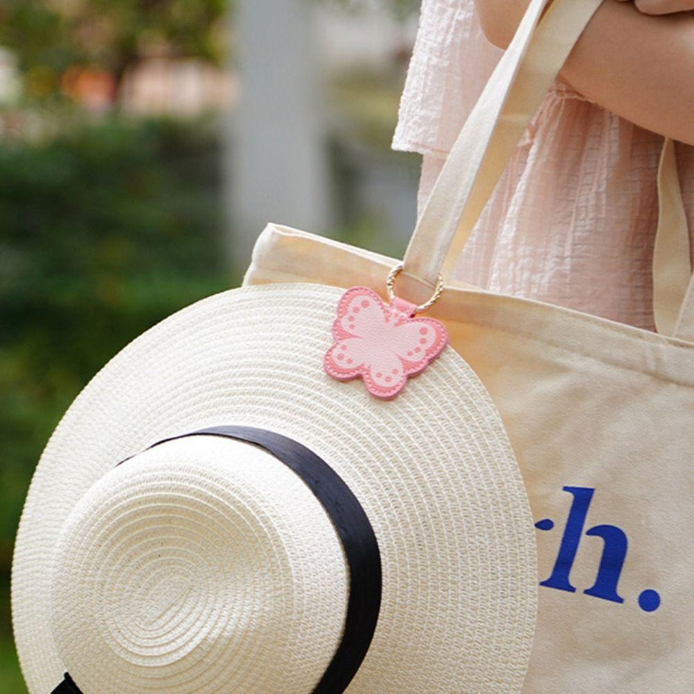Anti-lost Pu Leather Flower Magnetic Hat Clip Wallet Buckle Glasses Storage Clip Hat Holder  Men