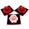 Scatola Portagioie Creativa a Forma di Fiore di Rosa Rotante per Anelli e Collane - Regalo di San Valentino.