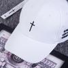 Nowa czapka baseballowa z haftem krzyżykowym damska na zewnątrz zakrzywiona haftowana czapka przeciwsłoneczna czapki snapback bone hip hop casquette