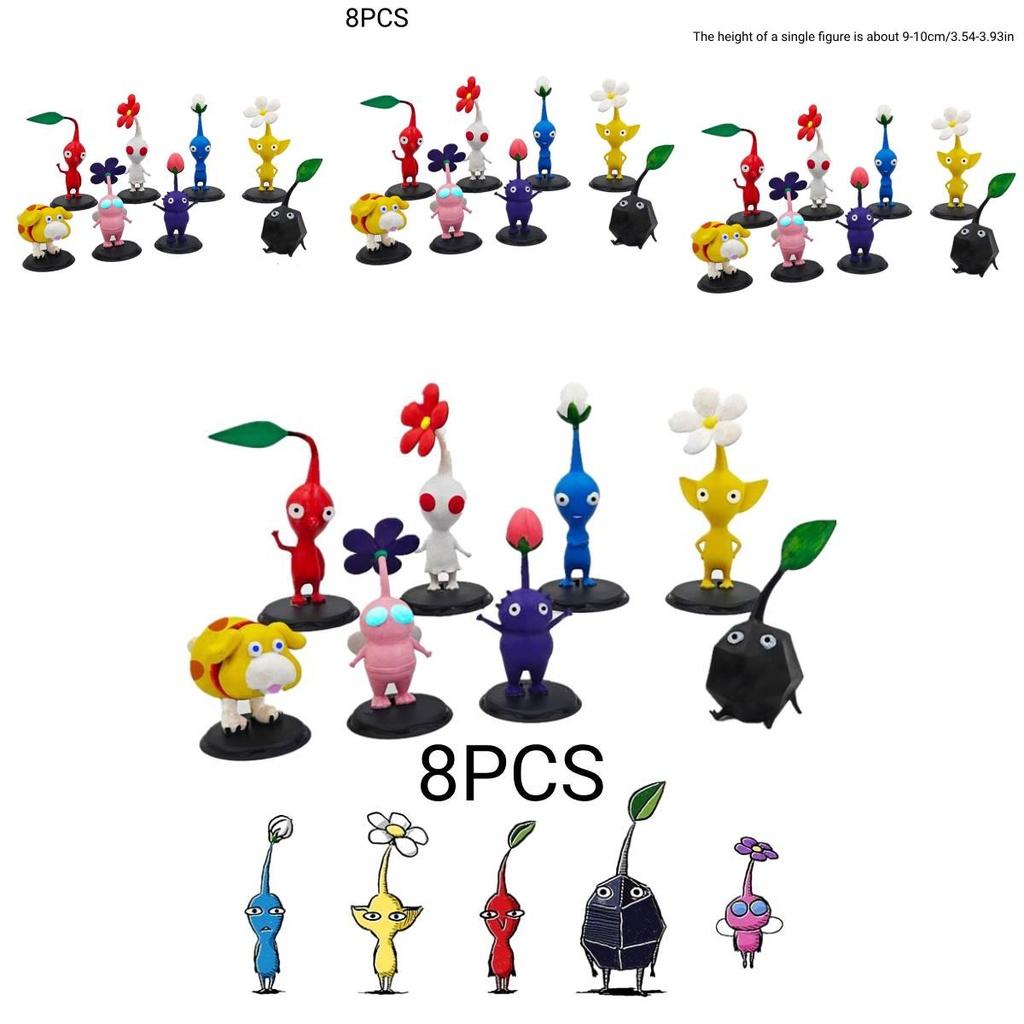 Lila Pikmin Plüschtier Hochwertiges Kunststoffmaterial ca.. 10cm Hoch