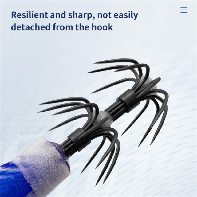 5Pcs Glows Squid Jig Lures Cuttlefish Sleeve Squid Jig Baits Night Fishing Octopuses Lures Hard Artificial Shrimp Baits