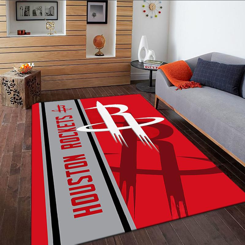 basketball Pride Rockets Carpet, Kitchen Rugs, Yoga Mat, Non-Slip Mats, Rug for Bathroom, Living Room bedroom, Camping Rugs Christmas Gift